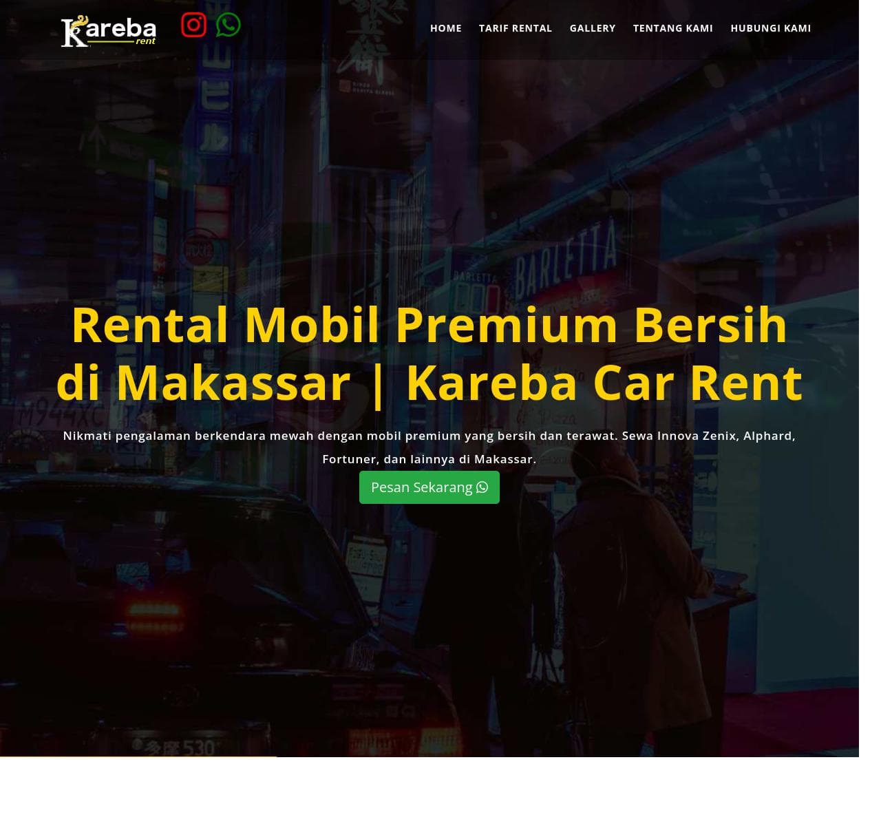 Website Karebarent.com